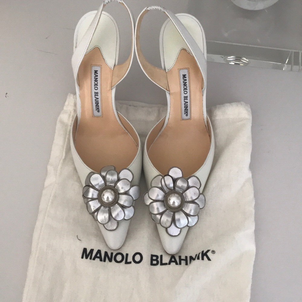 Manolo Blahnik slingbacks